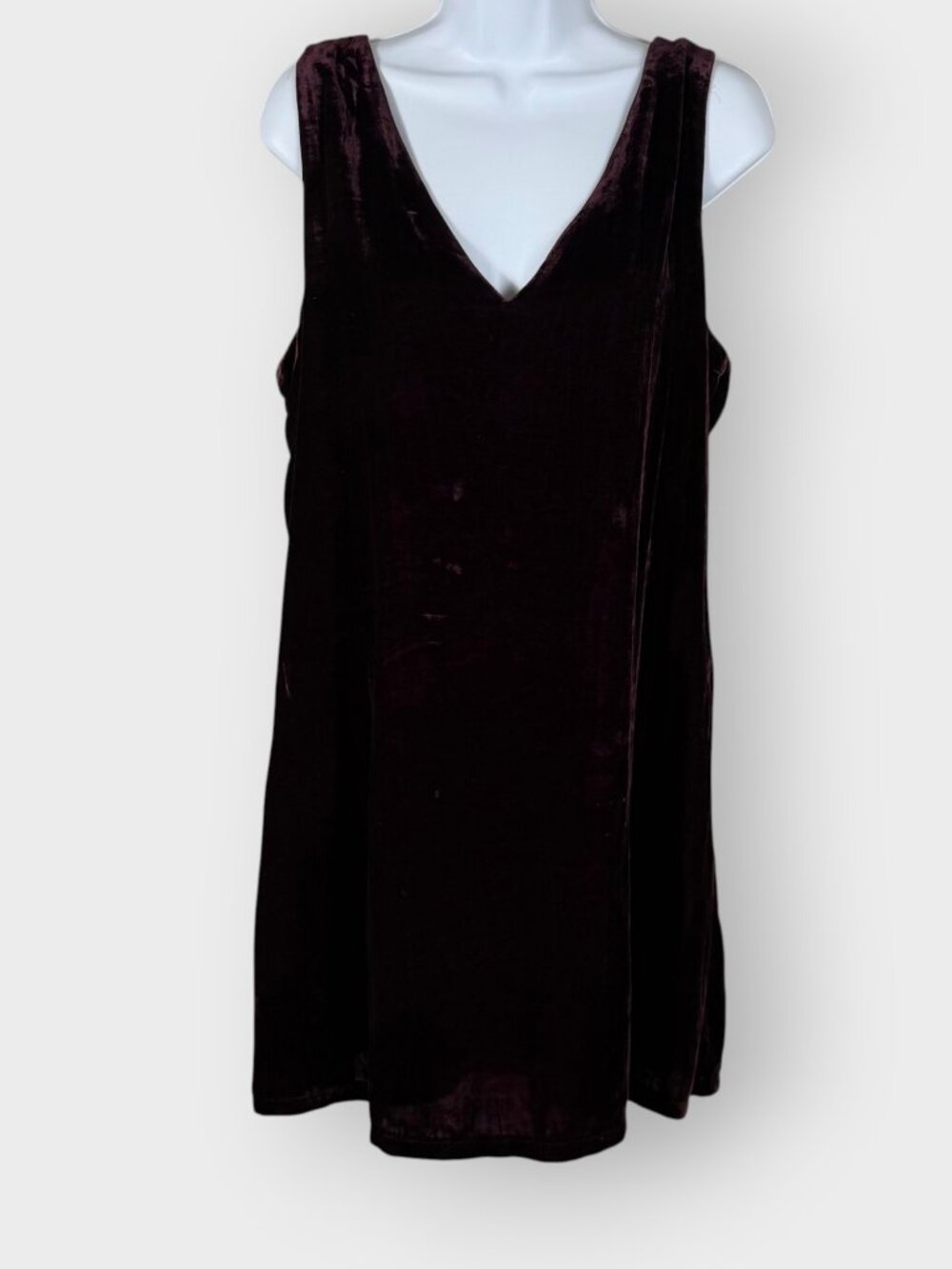 Melloday Shift Dress | L | Deep Plum Velvet | Whimsigoth Dark Romantic